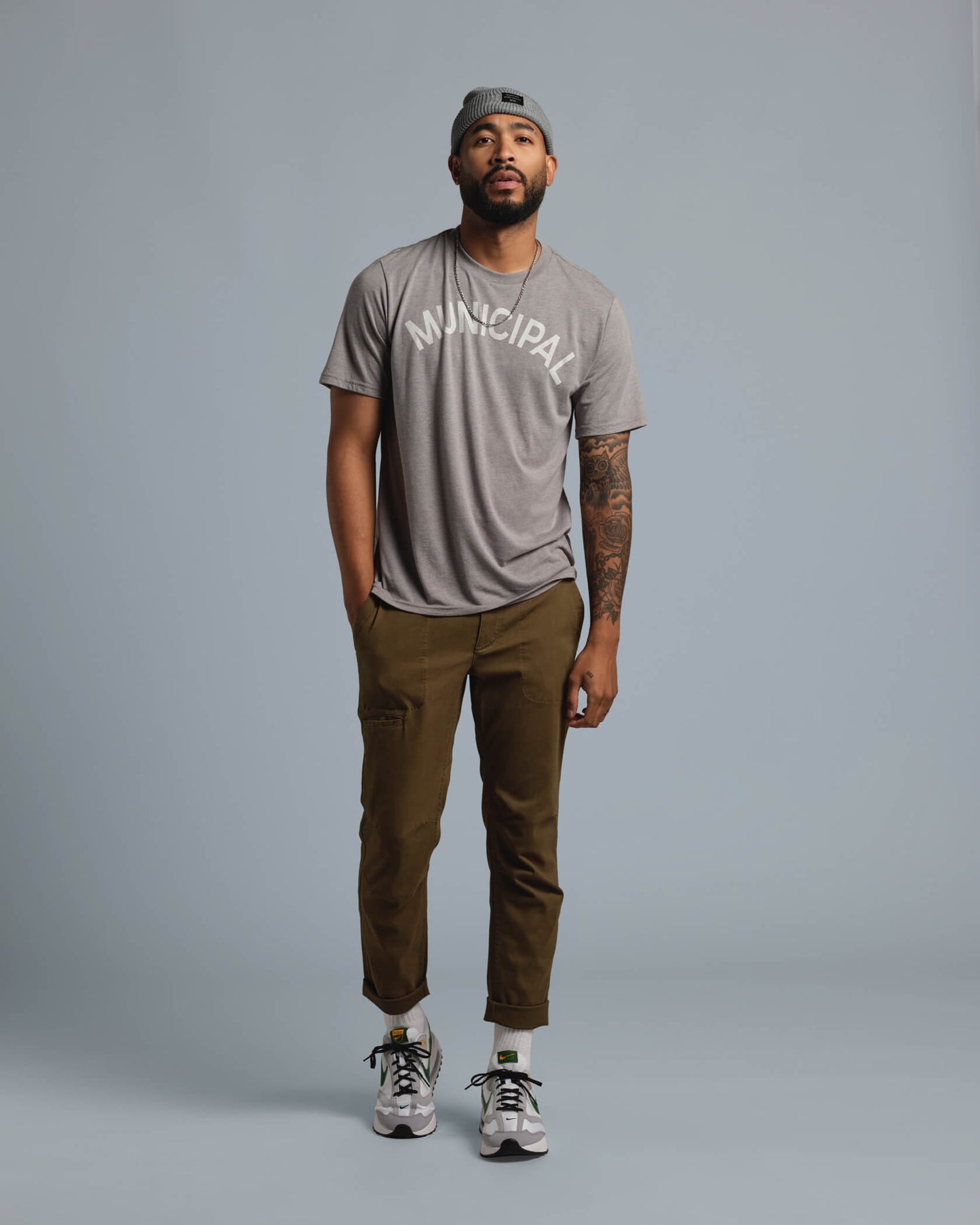 Origin SuperBlend T-Shirt |Athletic Gray / Heather Natural| outfit