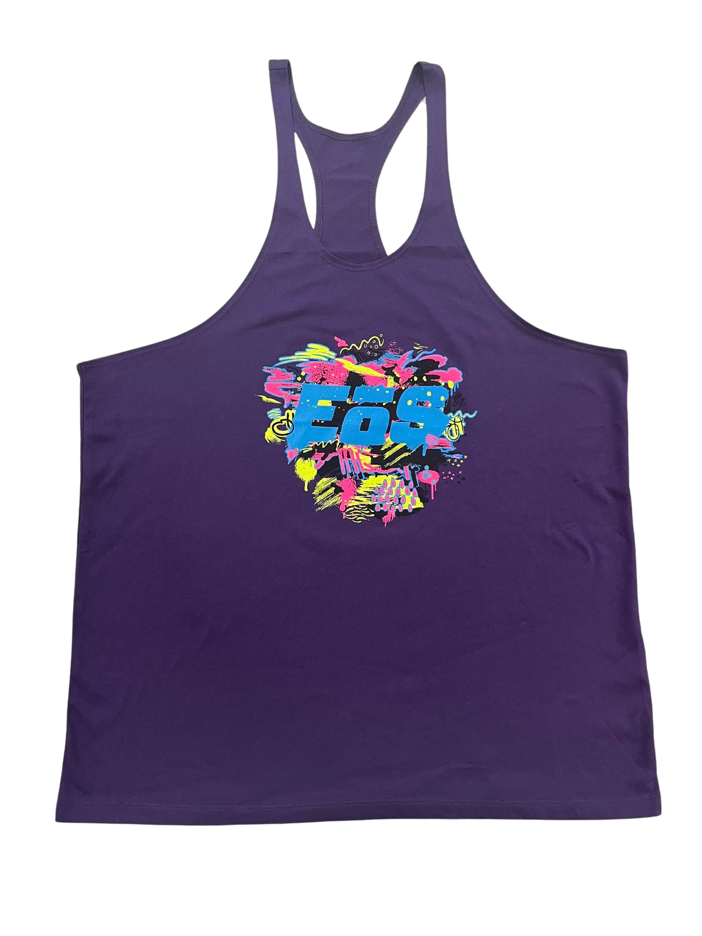 Men's Graffiti Stringer - Eggplant