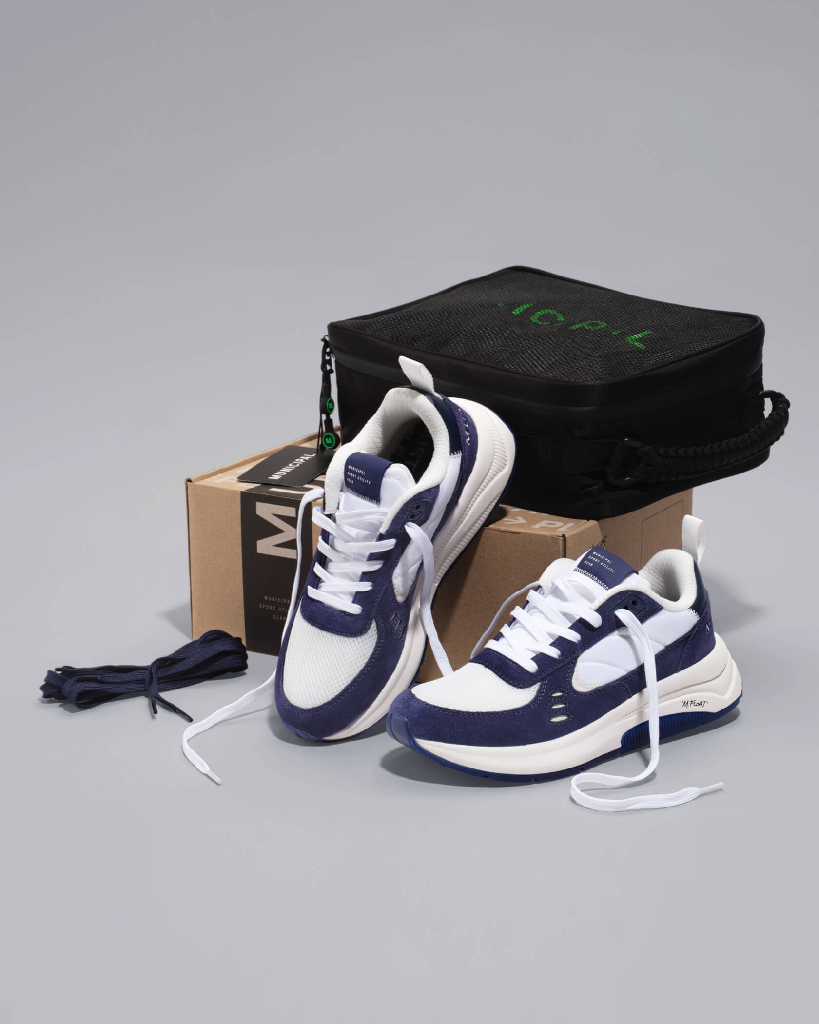 Origin Shoe |White / Navy / Navy| box