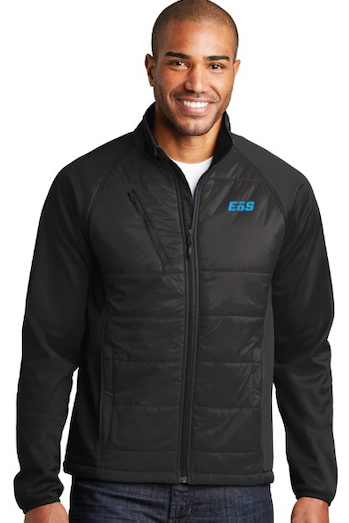 Men's EoS Port Authority Hybrid Jacket, Black
