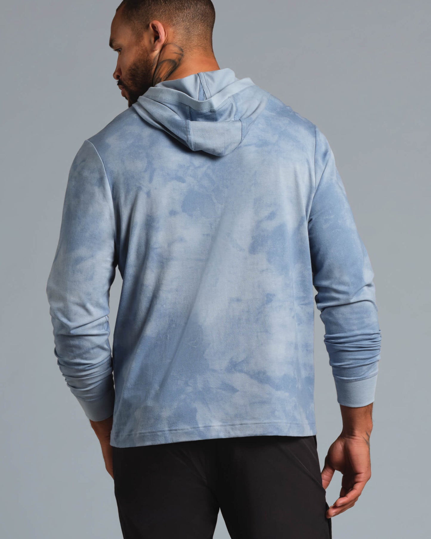 Enduro Stretch Hoodie |Glacier Color Wash| back
