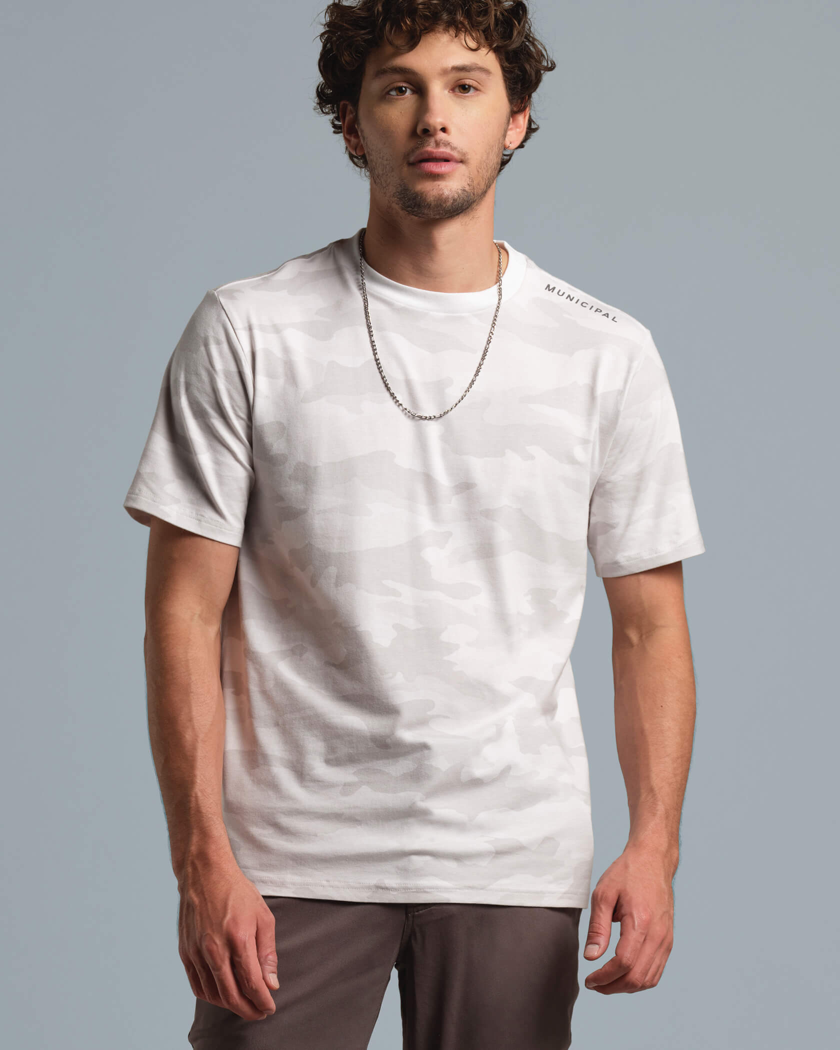 Enduro Stretch T-Shirt |Arctic Camo / Charcoal| front