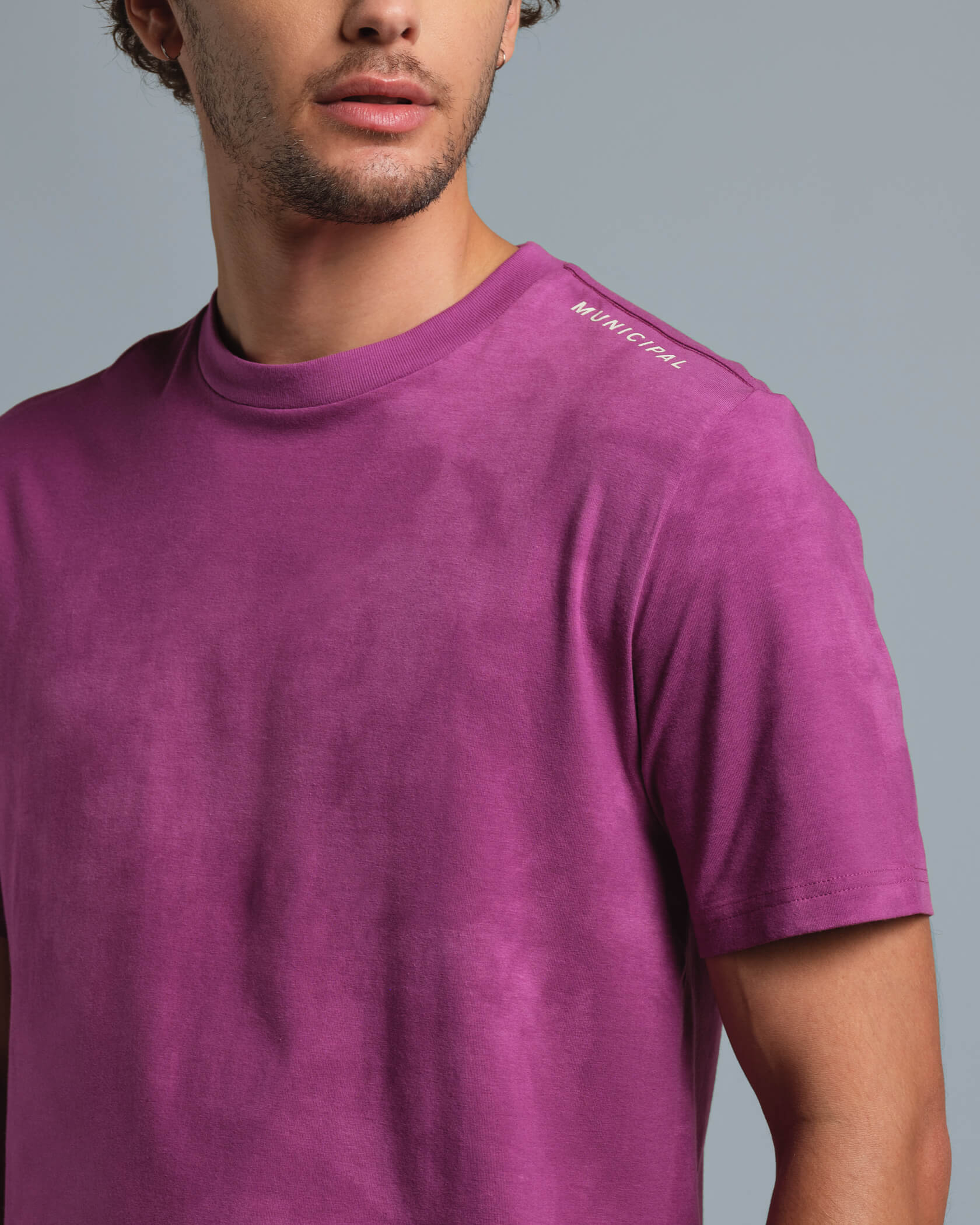 Enduro Stretch T-Shirt |Bright Berry Color Wash| back