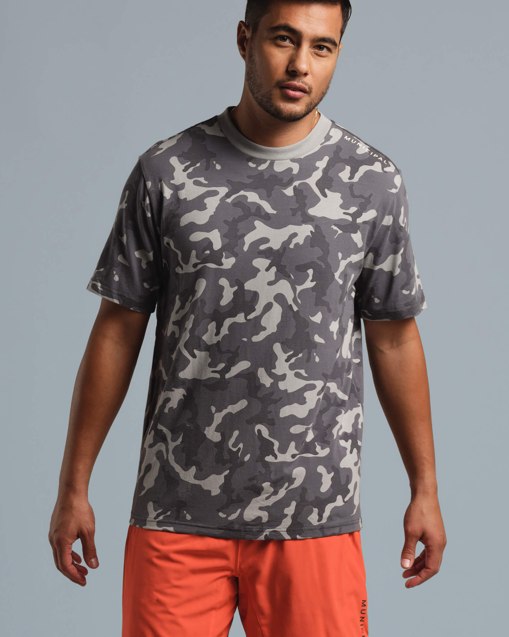 Enduro Stretch T-Shirt |Charcoal Camo| front