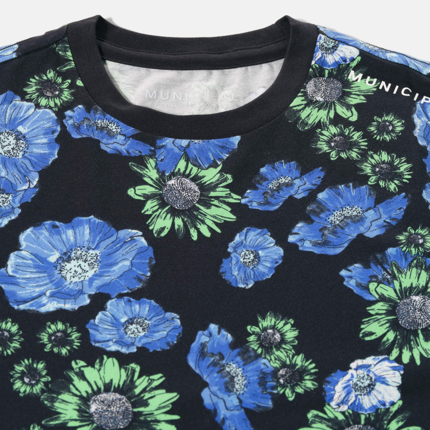 Enduro Stretch T-Shirt |Winter Bloom / White| collar