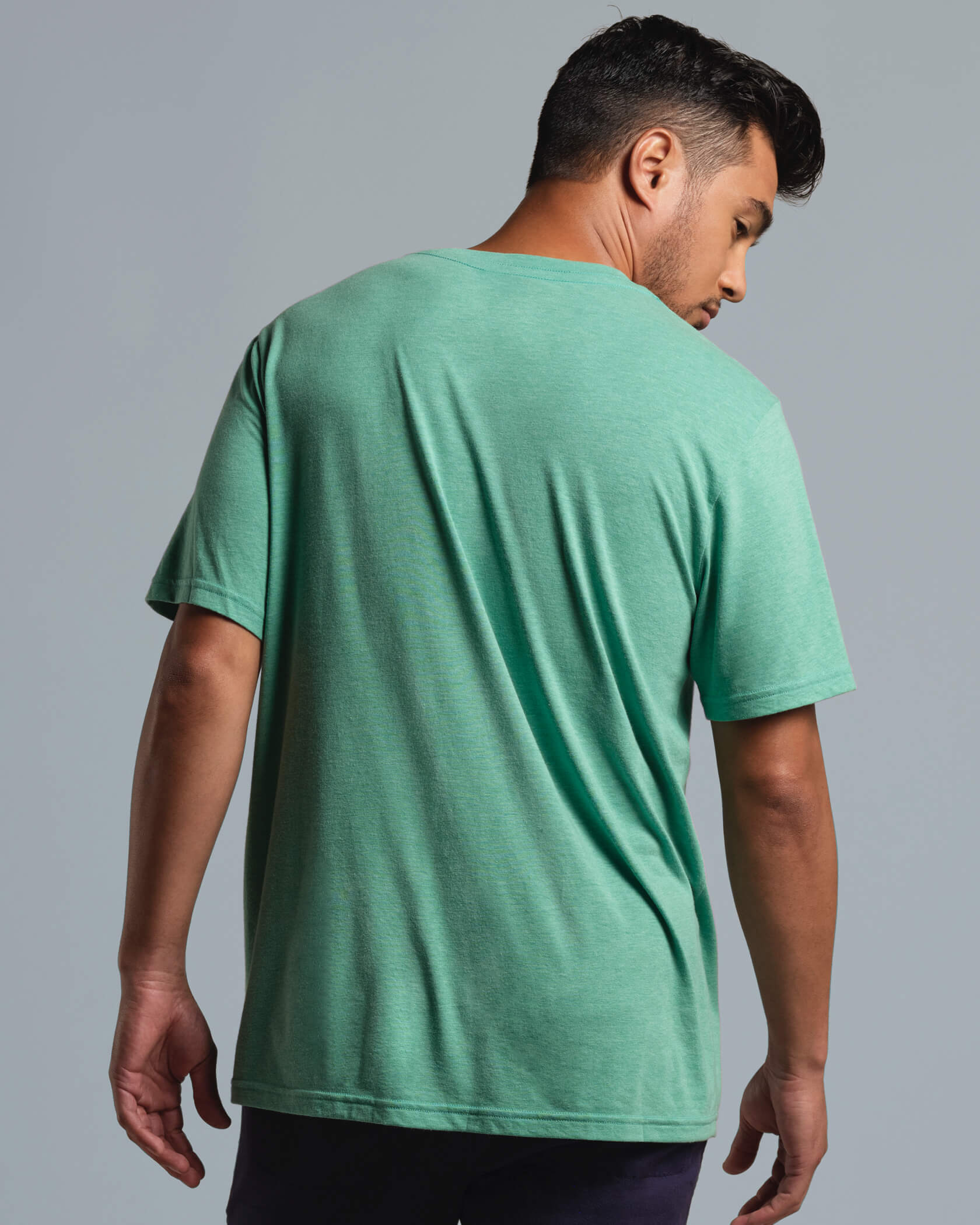 Origin SuperBlend T-Shirt |Boston Green / White| detail