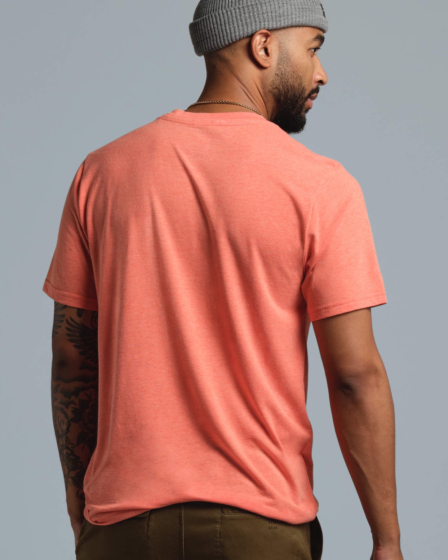 Origin SuperBlend T-Shirt |Cayenne / Black| detail