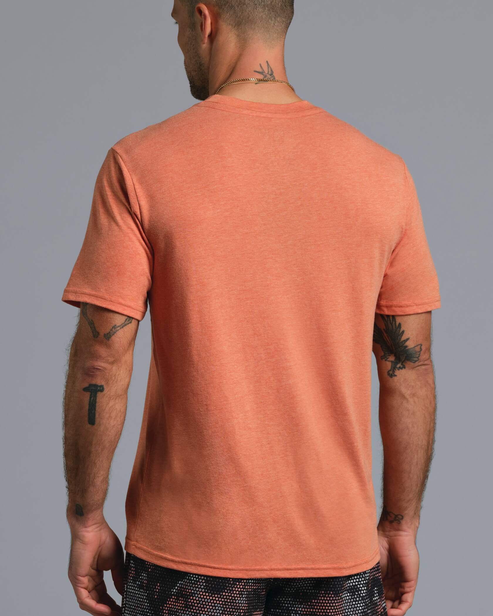 Origin SuperBlend T-Shirt |Rust / Black| back