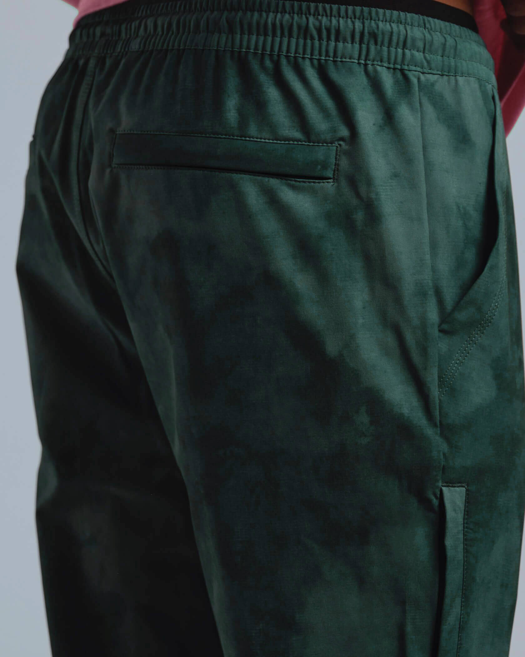 Sportcross Easy Pant |Emerald Color Wash| detail
