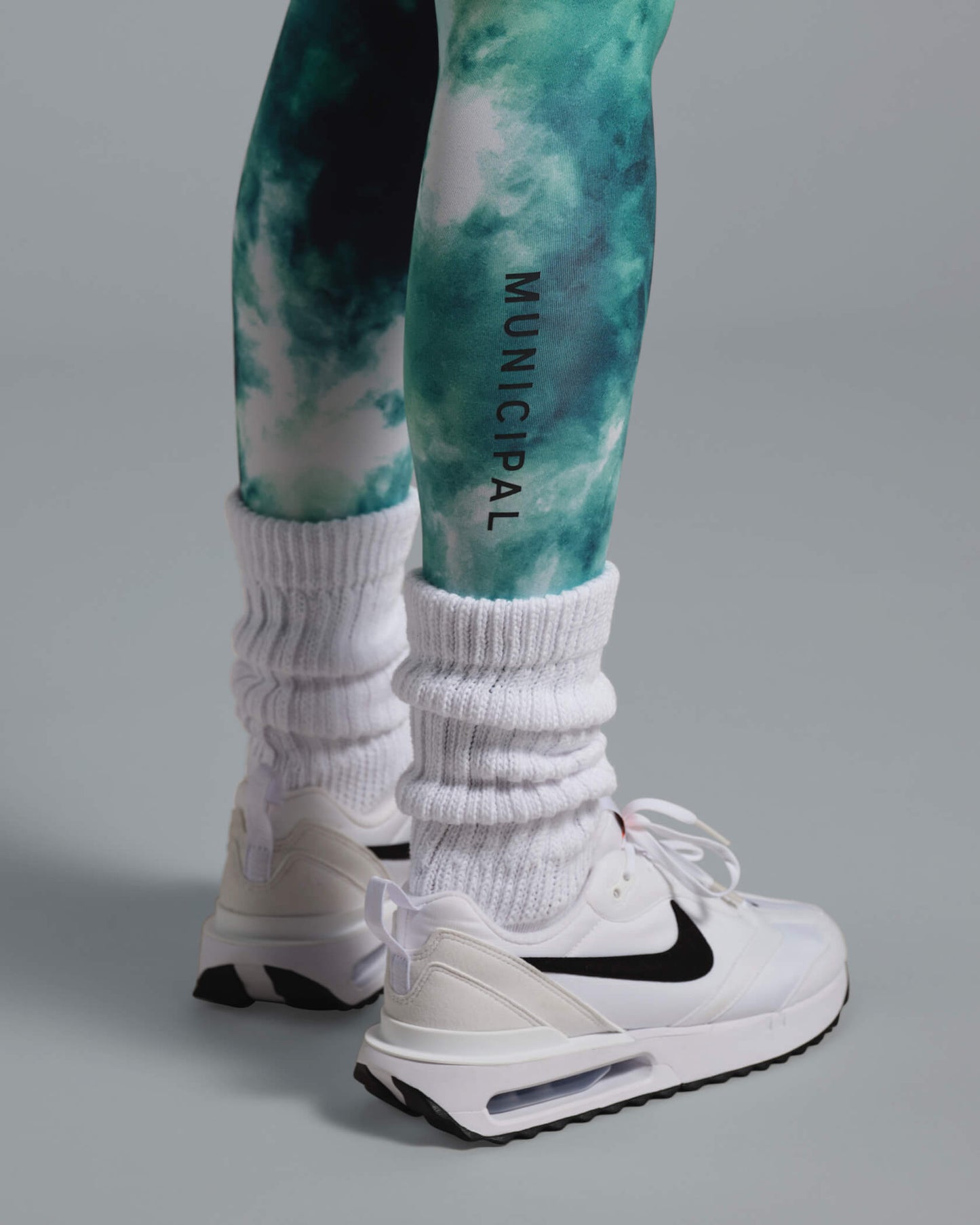 Women's Staple Legging |Aqua Ice Dye| logo